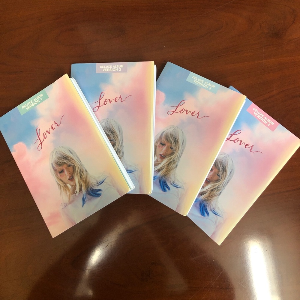 Taylor Swift Lover Deluxe Albums 1-4